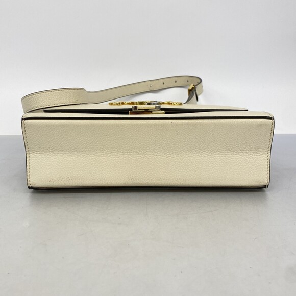 GUCCI White Leather Shoulder Bag - Picture 3 of 12